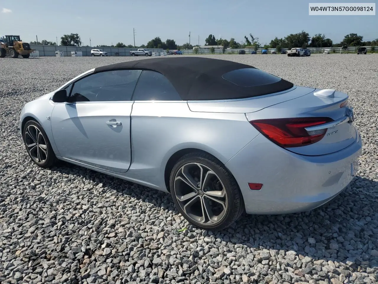 2016 Buick Cascada Premium VIN: W04WT3N57GG098124 Lot: 61736935