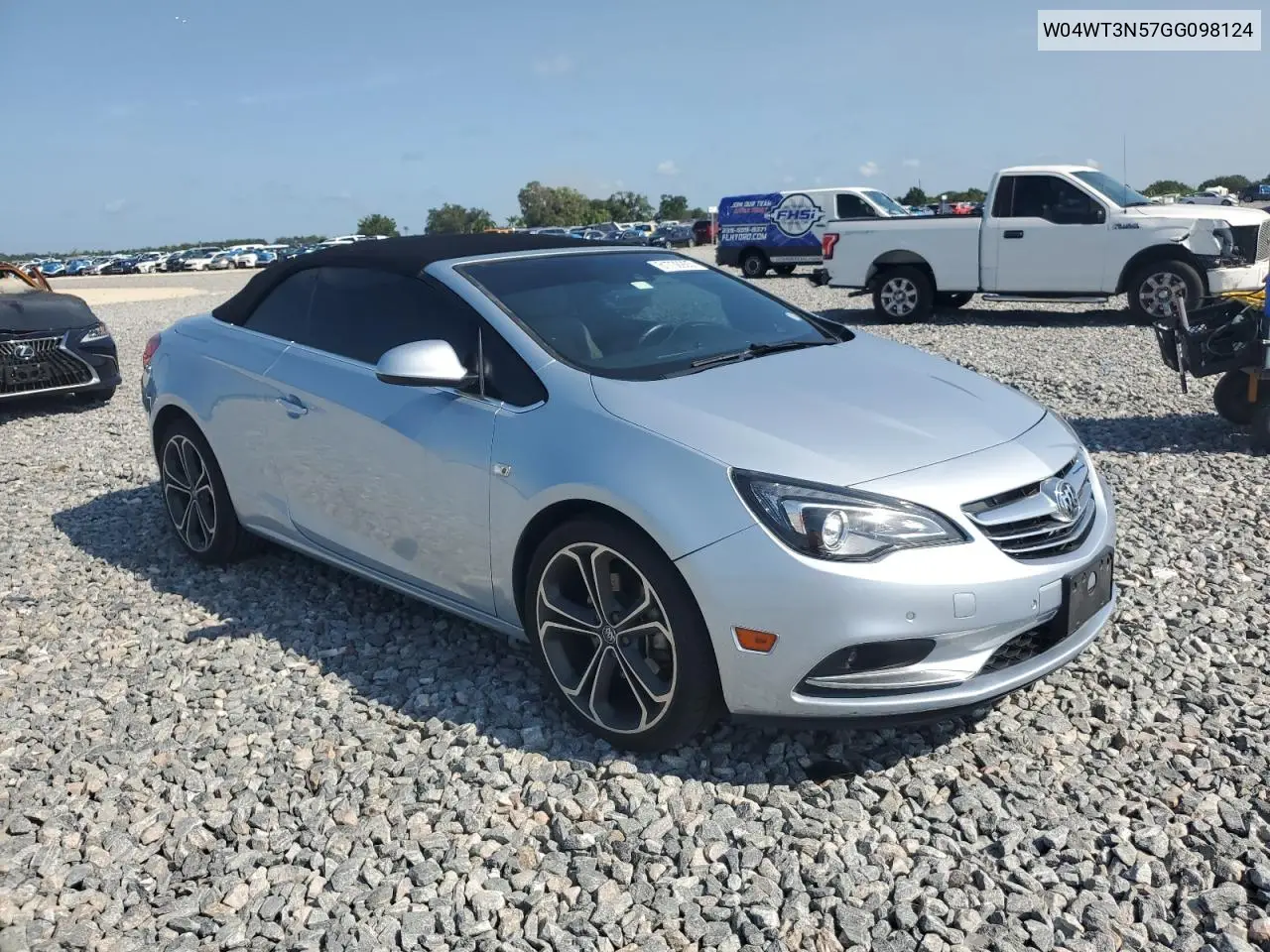 2016 Buick Cascada Premium VIN: W04WT3N57GG098124 Lot: 61736935