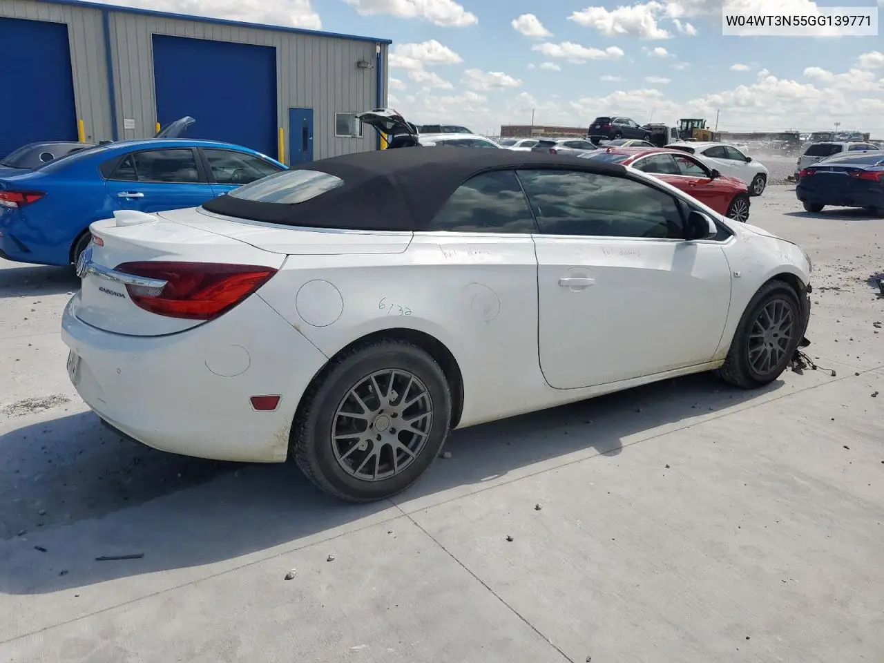 2016 Buick Cascada Premium VIN: W04WT3N55GG139771 Lot: 61814585