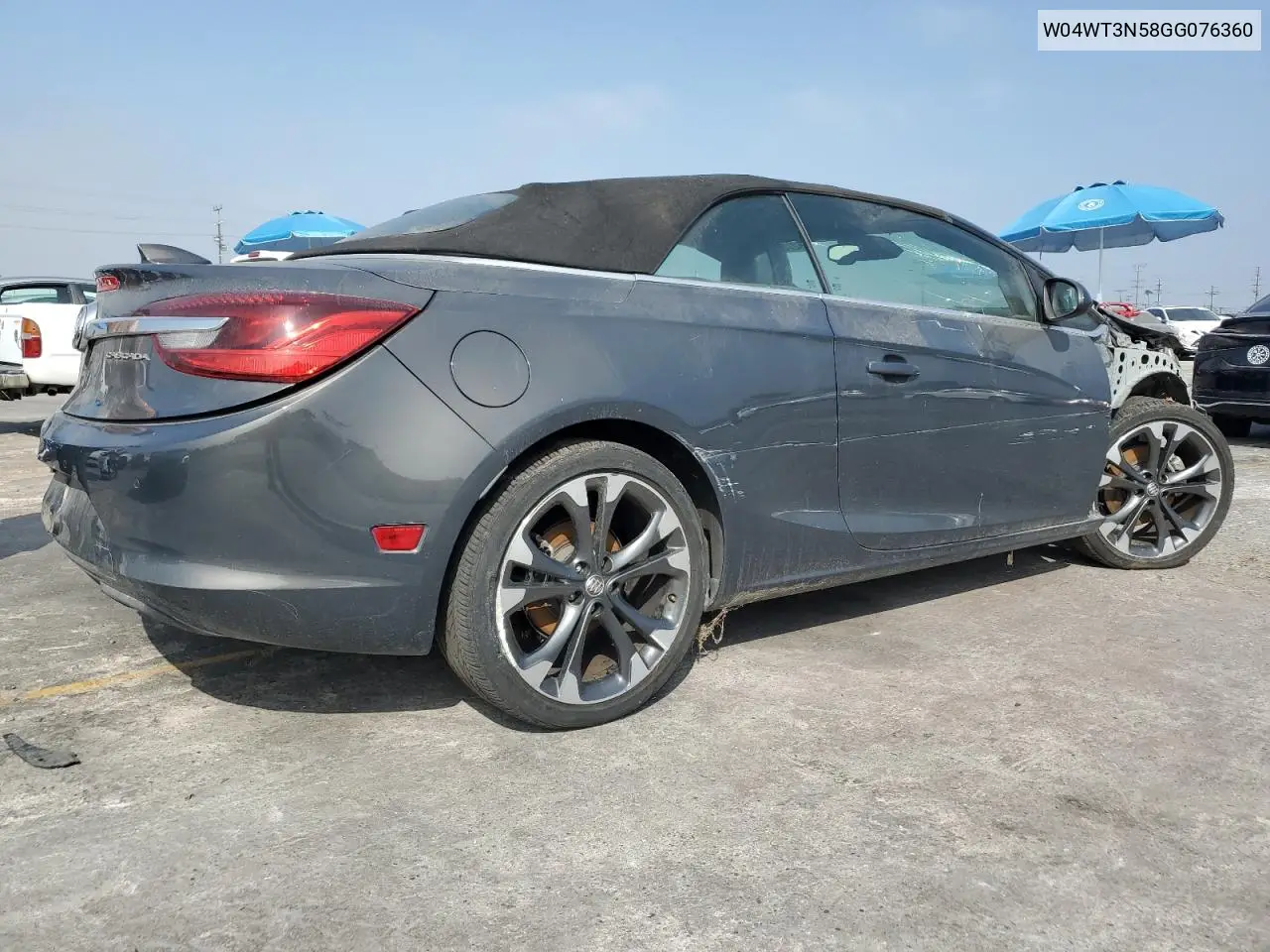 2016 Buick Cascada Premium VIN: W04WT3N58GG076360 Lot: 62735365