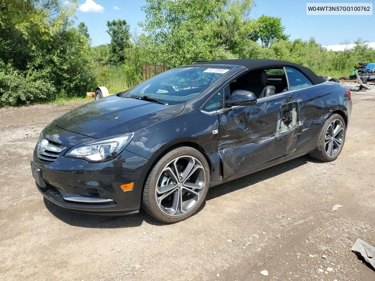 2016 Buick Cascada Premium VIN: W04WT3N57GG100762 Lot: 63278995