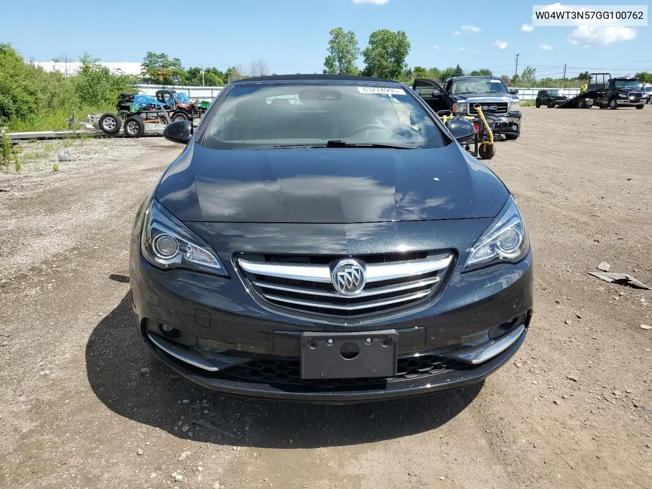 2016 Buick Cascada Premium VIN: W04WT3N57GG100762 Lot: 63278995
