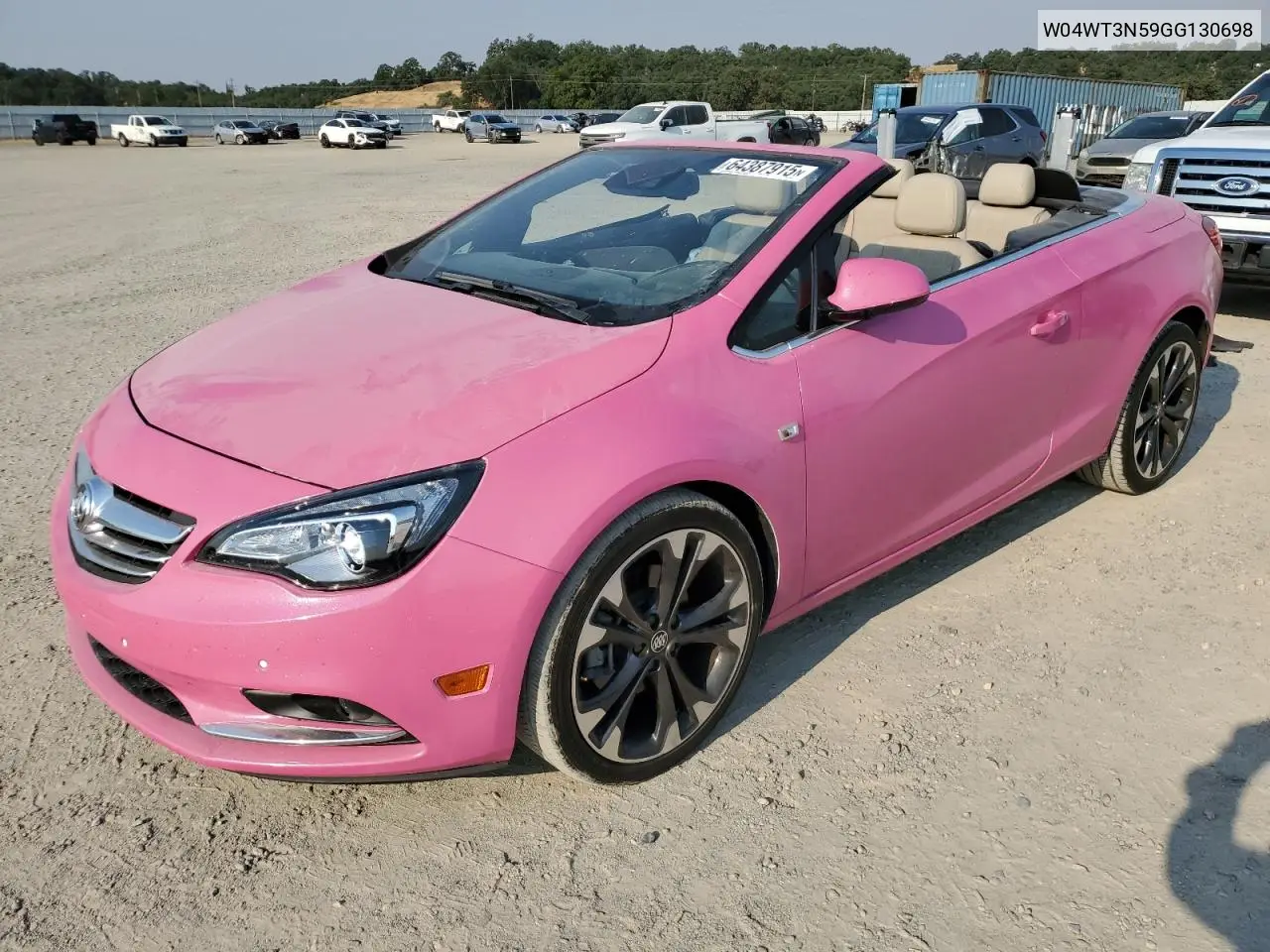 2016 Buick Cascada Premium VIN: W04WT3N59GG130698 Lot: 64387915