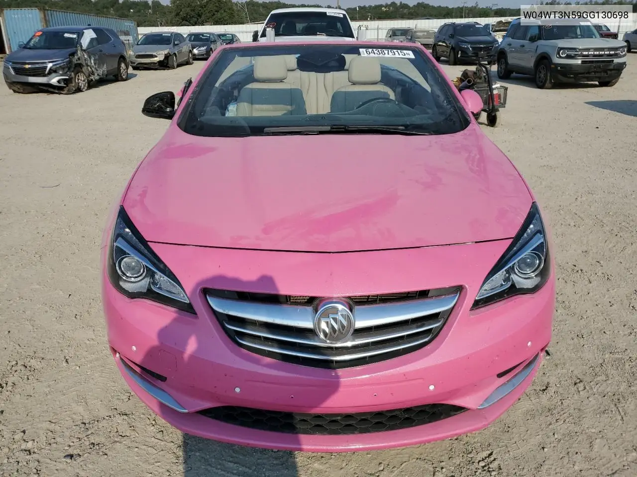 2016 Buick Cascada Premium VIN: W04WT3N59GG130698 Lot: 64387915