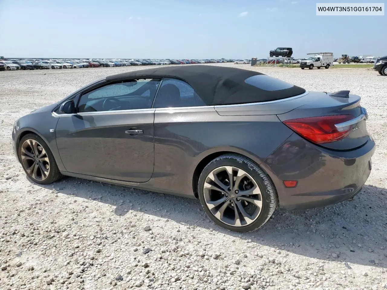 2016 Buick Cascada Premium VIN: W04WT3N51GG161704 Lot: 65082605