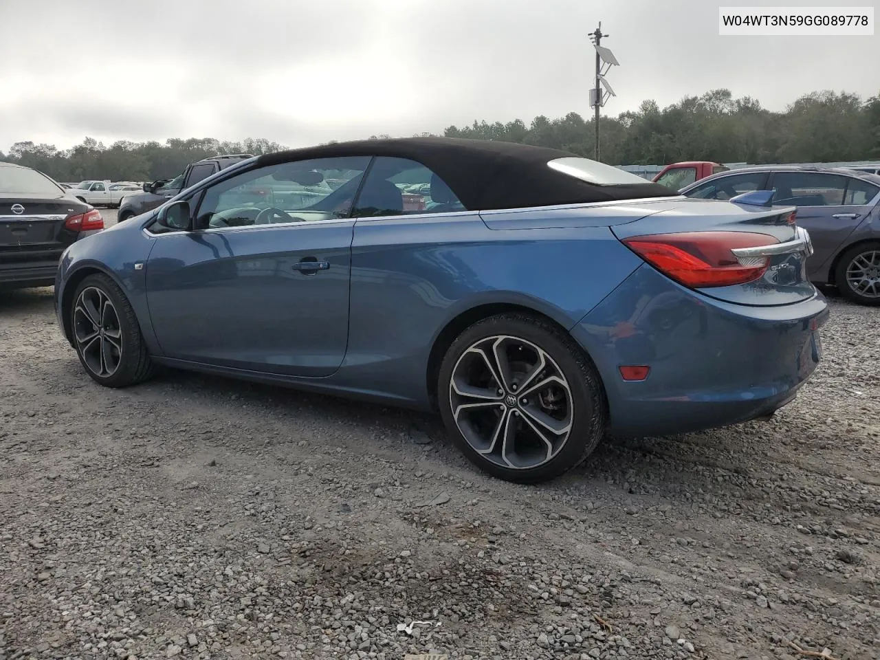2016 Buick Cascada Premium VIN: W04WT3N59GG089778 Lot: 73633914