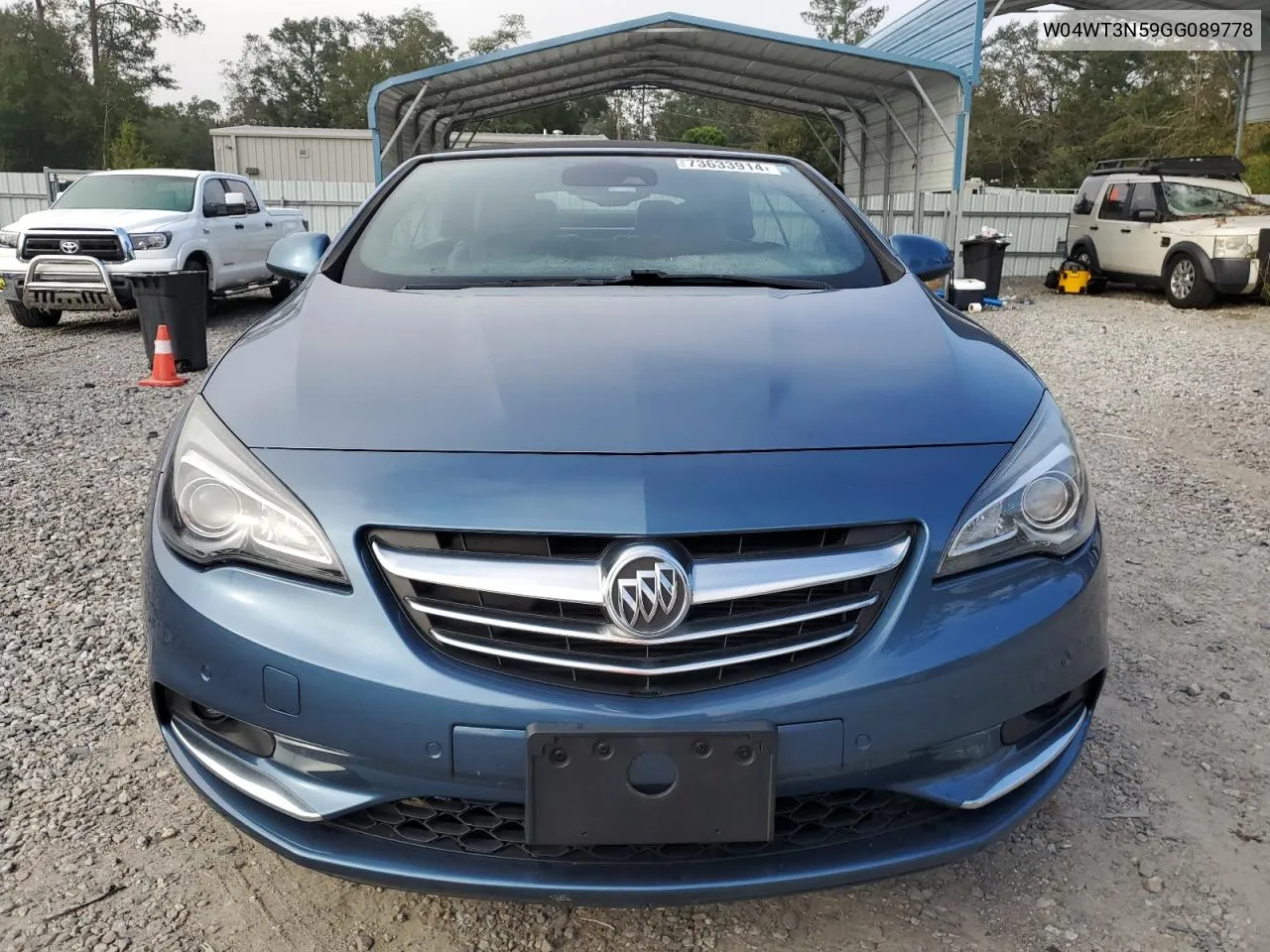 2016 Buick Cascada Premium VIN: W04WT3N59GG089778 Lot: 73633914