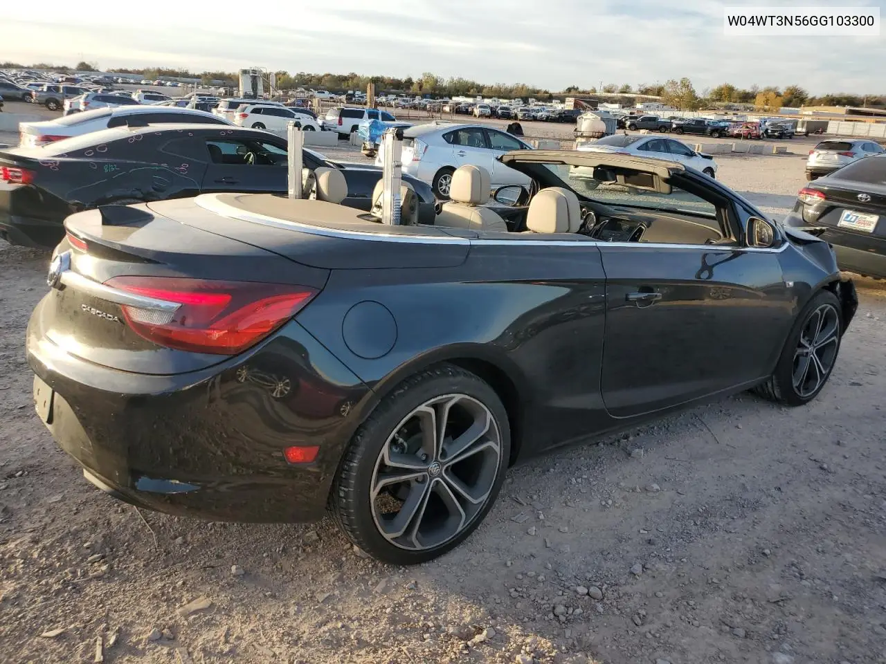 2016 Buick Cascada Premium VIN: W04WT3N56GG103300 Lot: 80872444