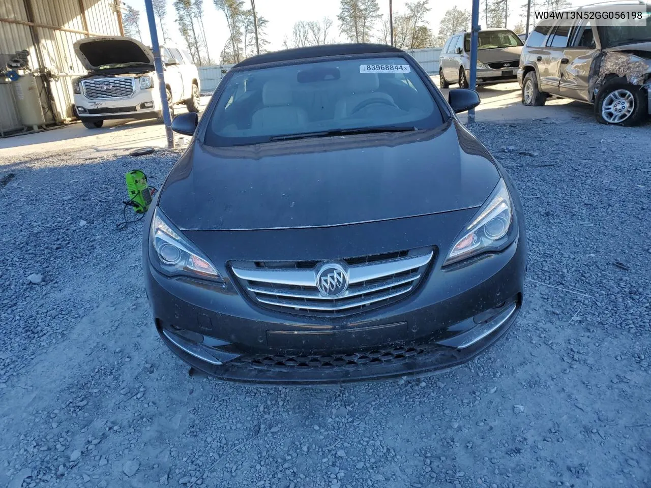 2016 Buick Cascada Premium VIN: W04WT3N52GG056198 Lot: 83968844
