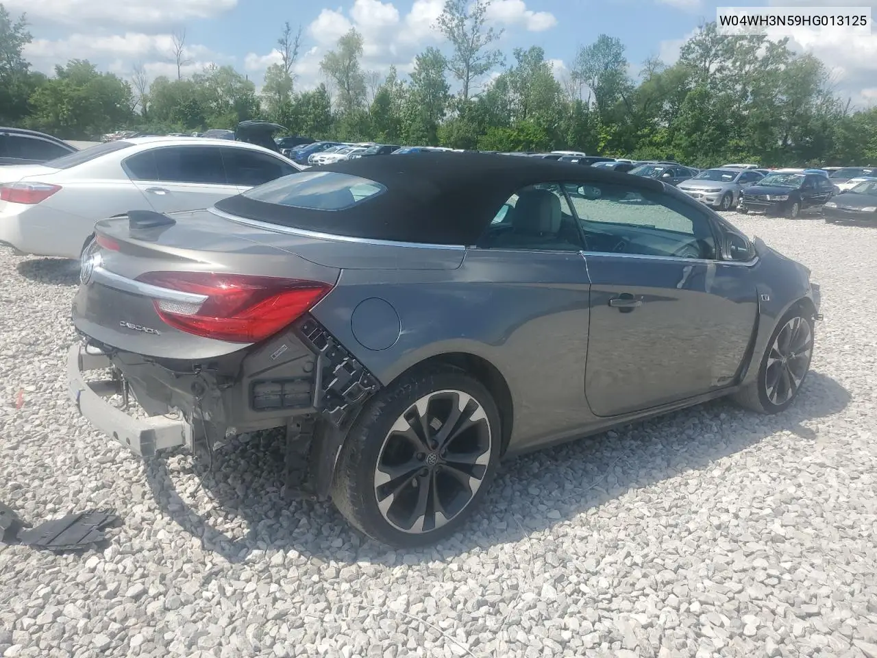 2017 Buick Cascada Premium VIN: W04WH3N59HG013125 Lot: 60331025