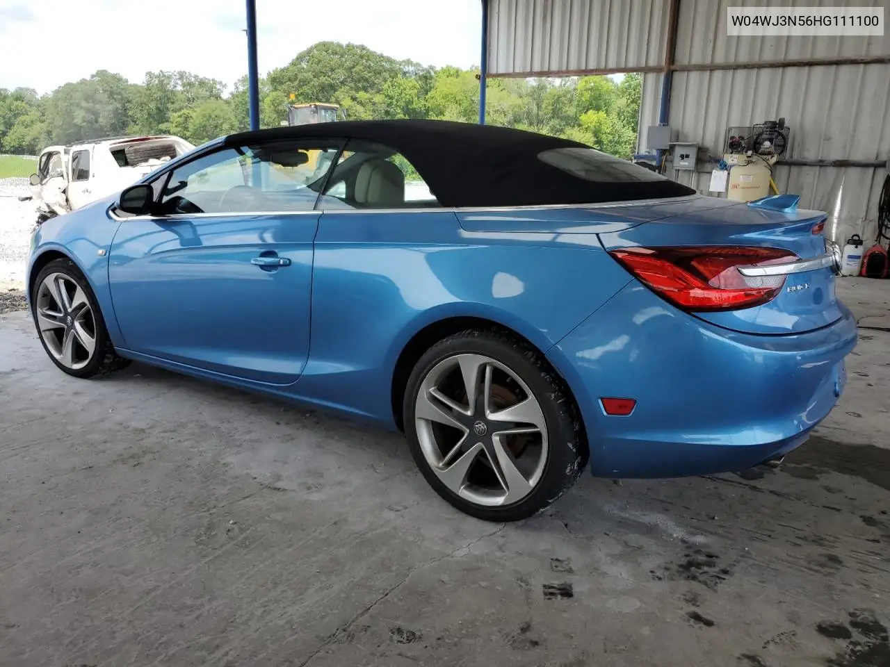2017 Buick Cascada Sport Touring VIN: W04WJ3N56HG111100 Lot: 61598905