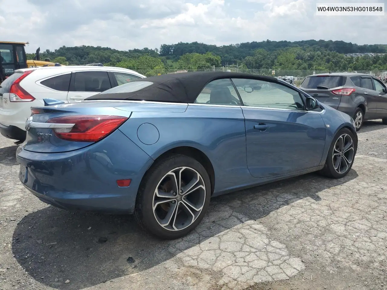 2017 Buick Cascada VIN: W04WG3N53HG018548 Lot: 64110975
