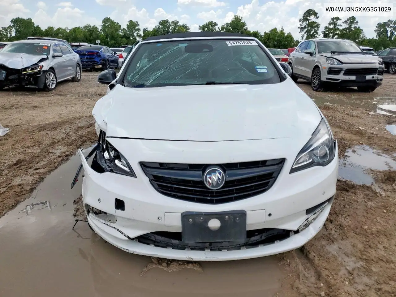 2019 Buick Cascada Sport Touring VIN: W04WJ3N5XKG351029 Lot: 64757535