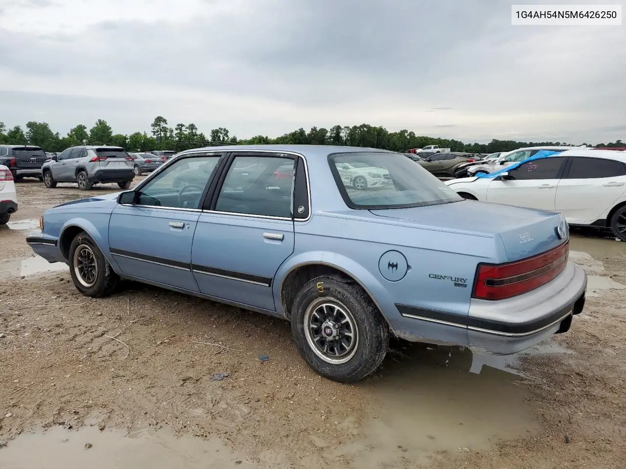 1991 Buick Century Custom VIN: 1G4AH54N5M6426250 Lot: 63690475