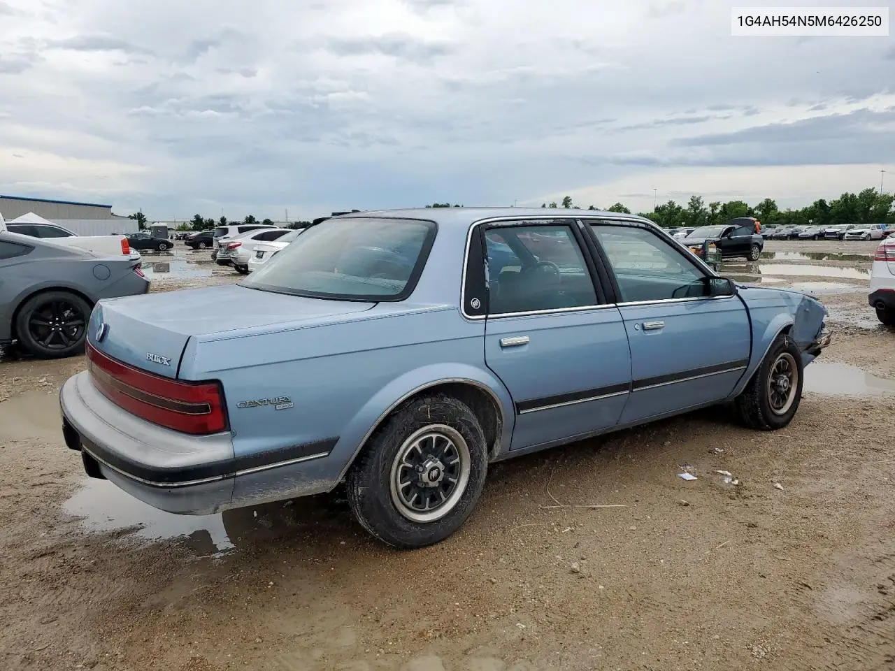 1991 Buick Century Custom VIN: 1G4AH54N5M6426250 Lot: 63690475