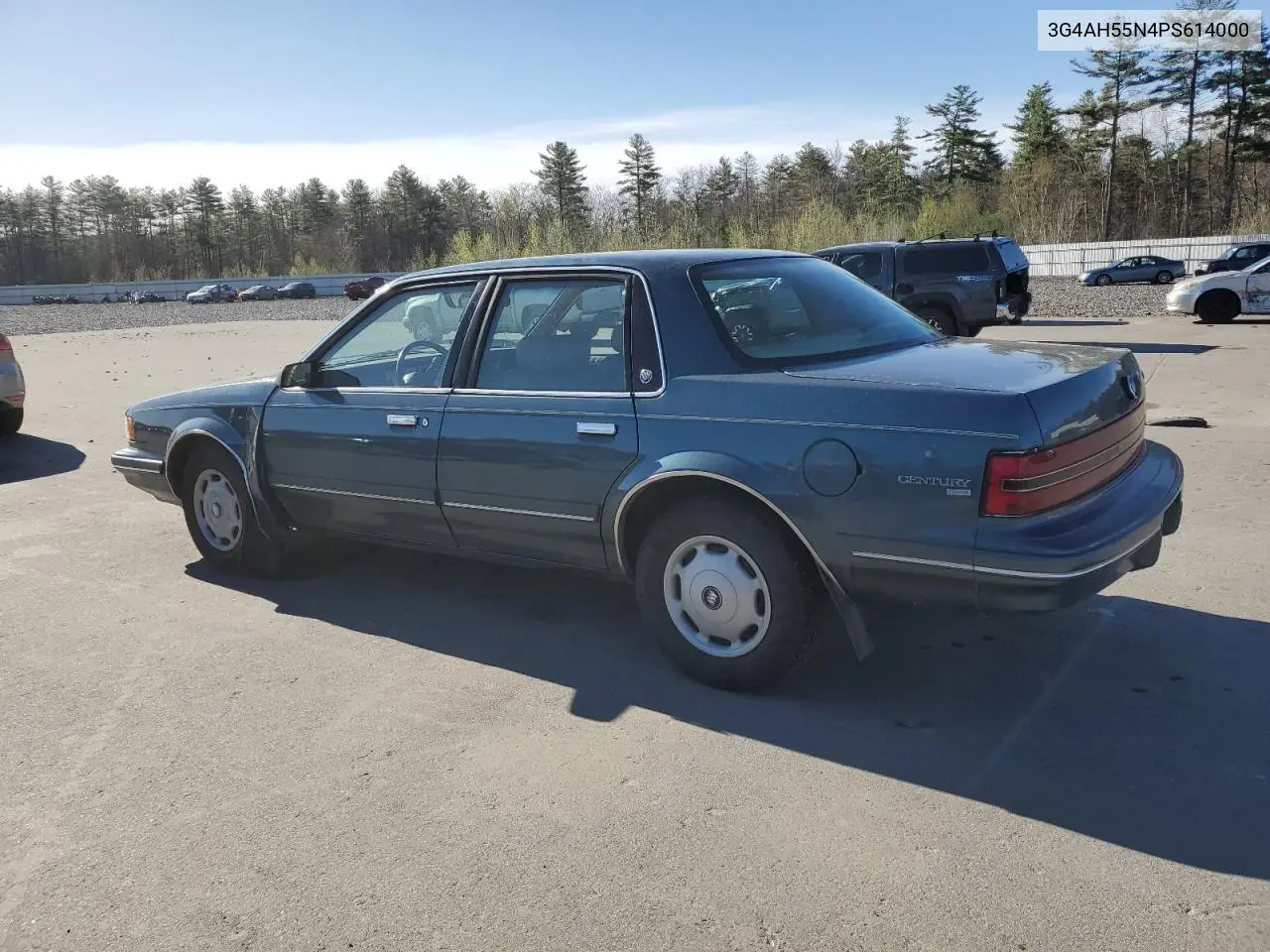 1993 Buick Century Custom VIN: 3G4AH55N4PS614000 Lot: 54843925