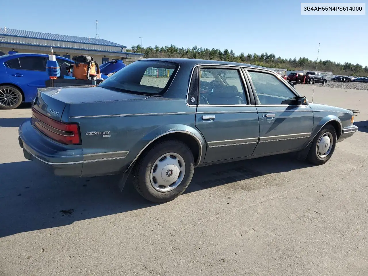 1993 Buick Century Custom VIN: 3G4AH55N4PS614000 Lot: 54843925
