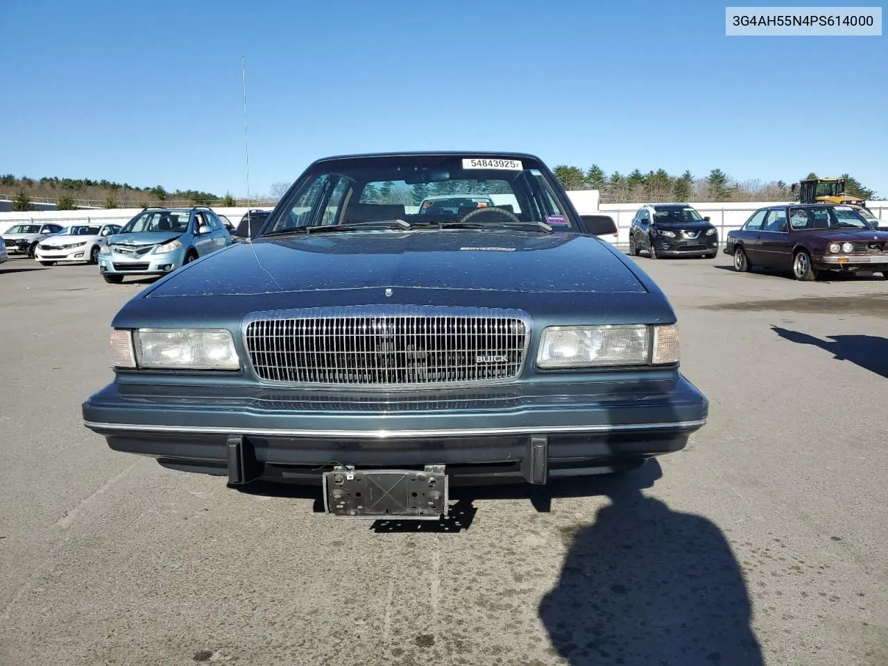 1993 Buick Century Custom VIN: 3G4AH55N4PS614000 Lot: 54843925