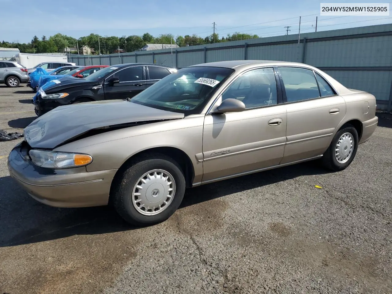 1998 Buick Century Limited VIN: 2G4WY52M5W1525905 Lot: 55569265