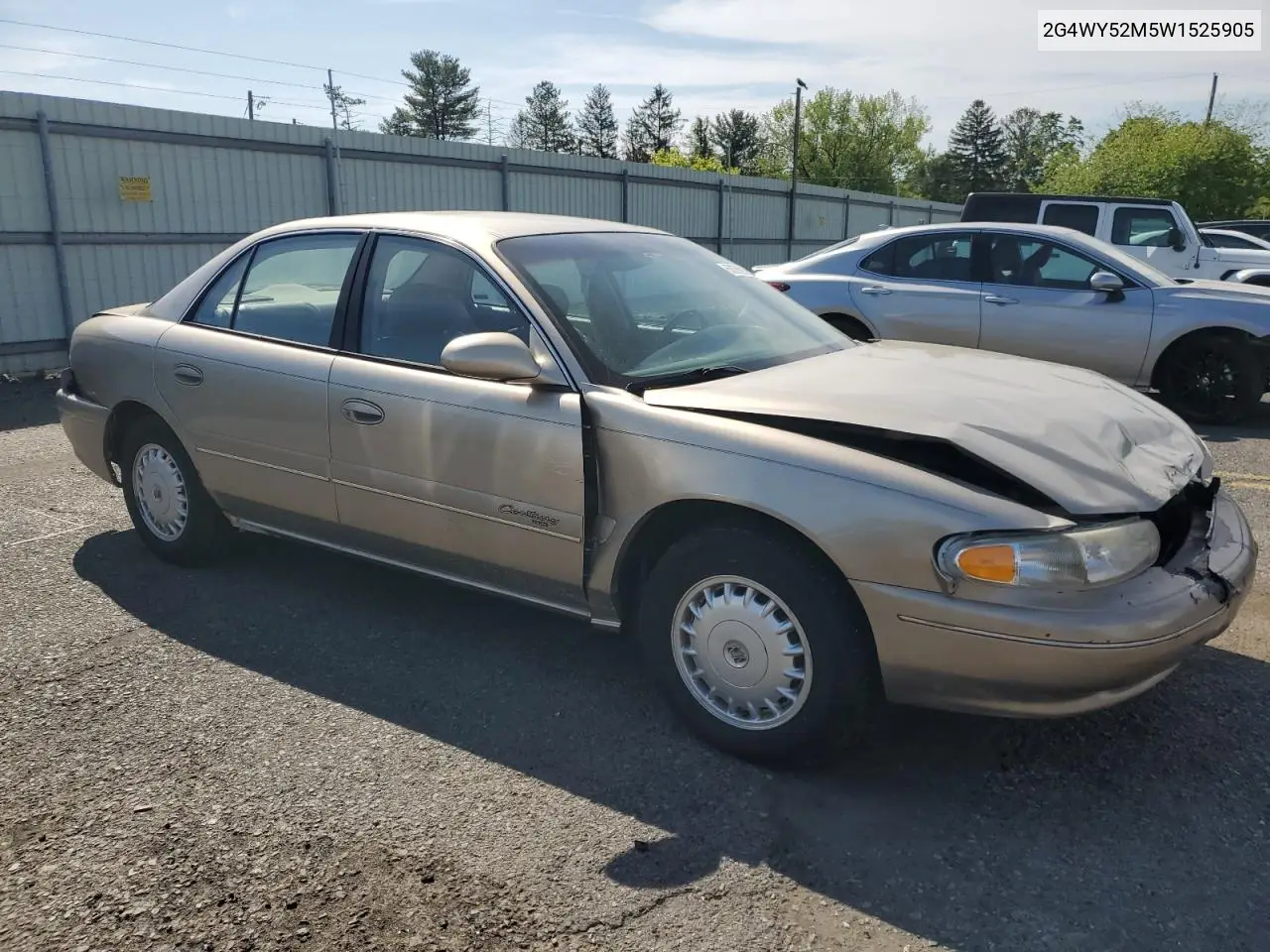 1998 Buick Century Limited VIN: 2G4WY52M5W1525905 Lot: 55569265