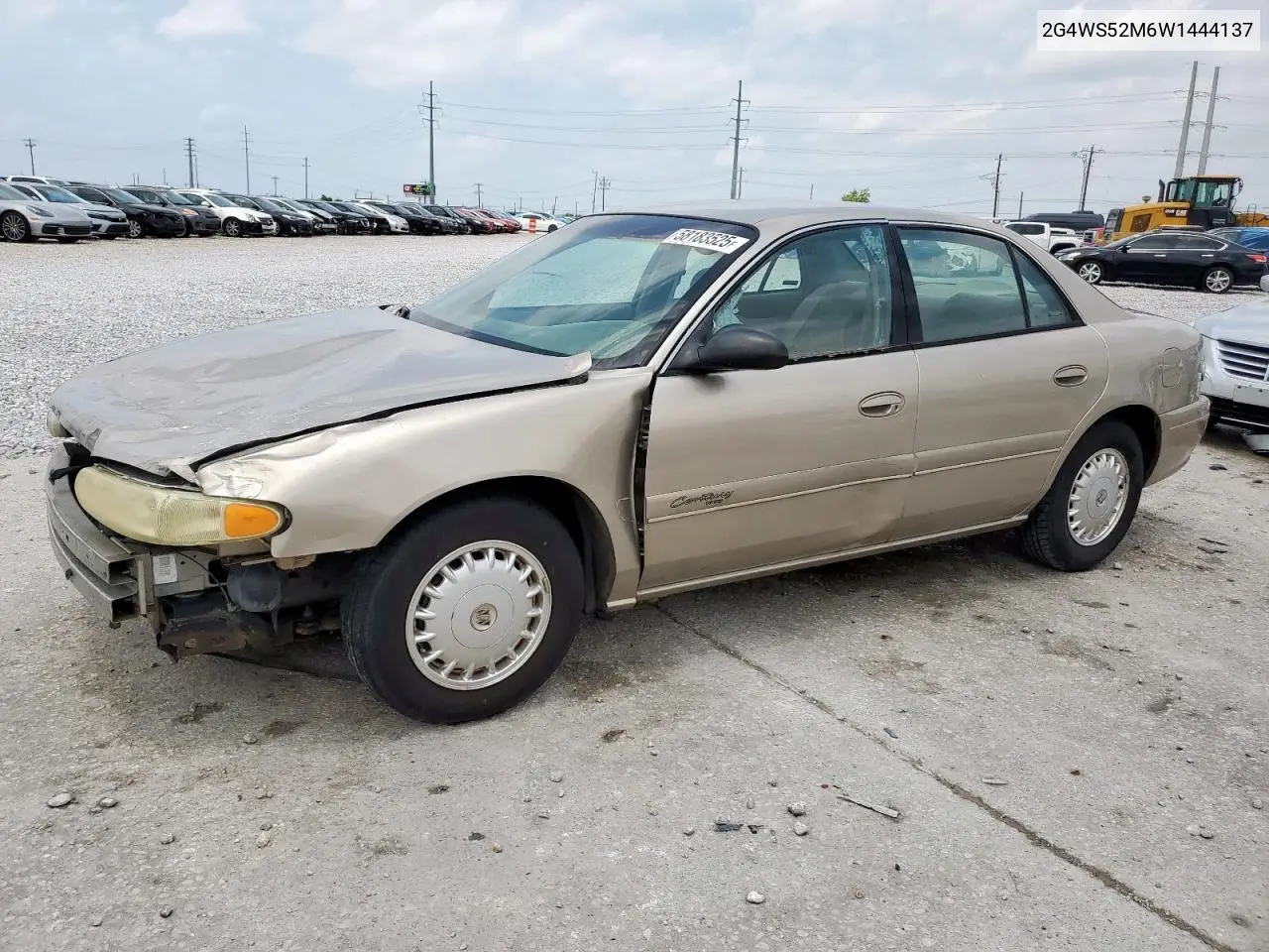 1998 Buick Century Custom VIN: 2G4WS52M6W1444137 Lot: 58183525