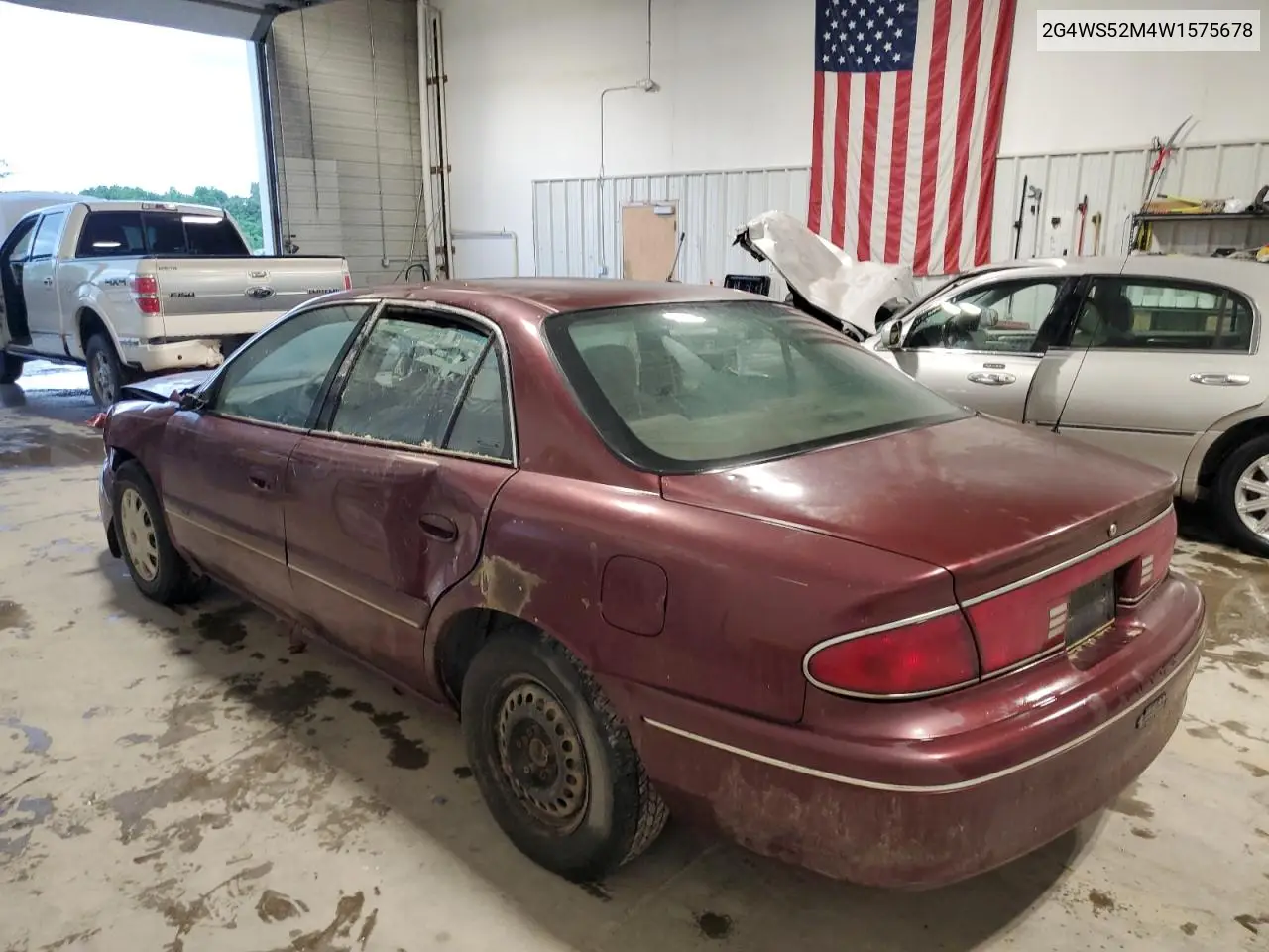 1998 Buick Century Custom VIN: 2G4WS52M4W1575678 Lot: 61177655