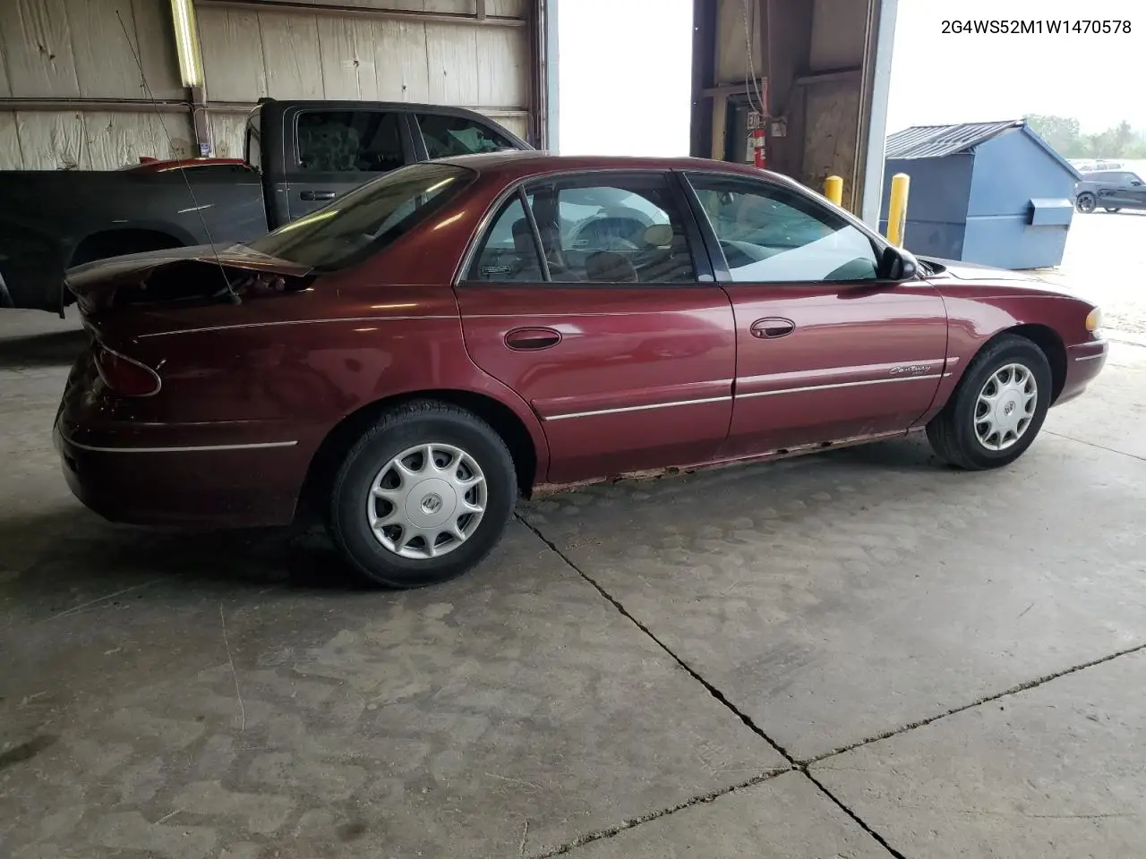 1998 Buick Century Custom VIN: 2G4WS52M1W1470578 Lot: 63825495