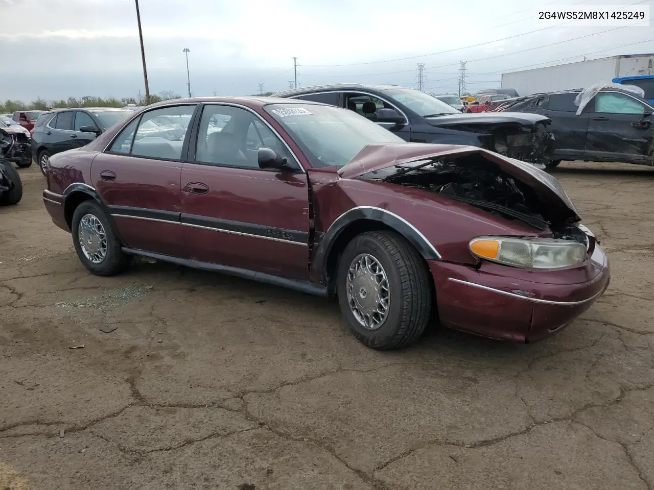 1999 Buick Century Custom VIN: 2G4WS52M8X1425249 Lot: 55068725