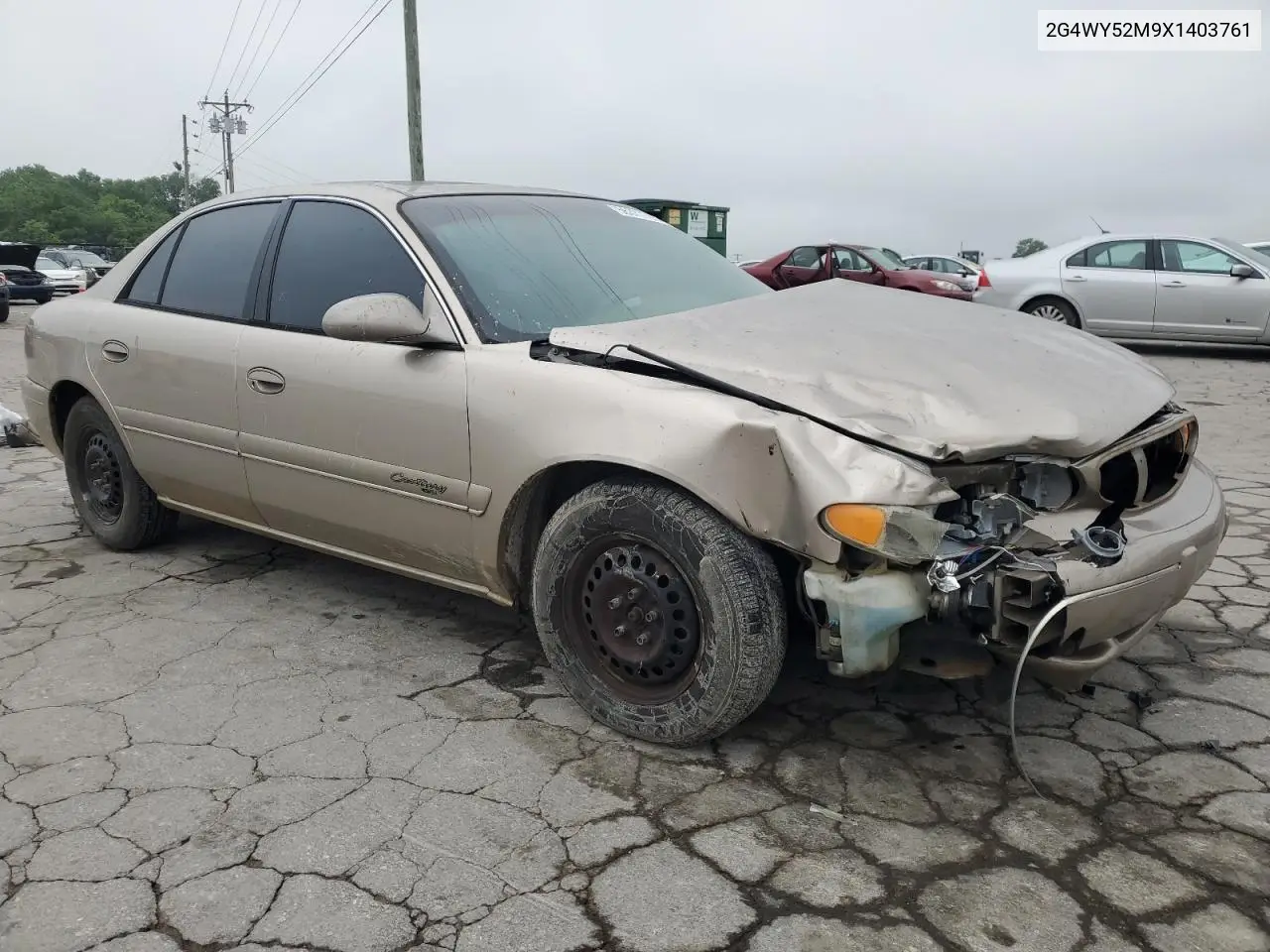 1999 Buick Century Limited VIN: 2G4WY52M9X1403761 Lot: 56377765