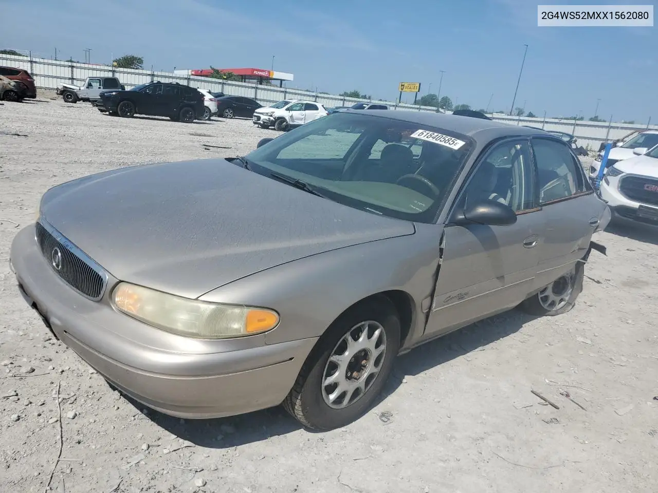1999 Buick Century Custom VIN: 2G4WS52MXX1562080 Lot: 61840585