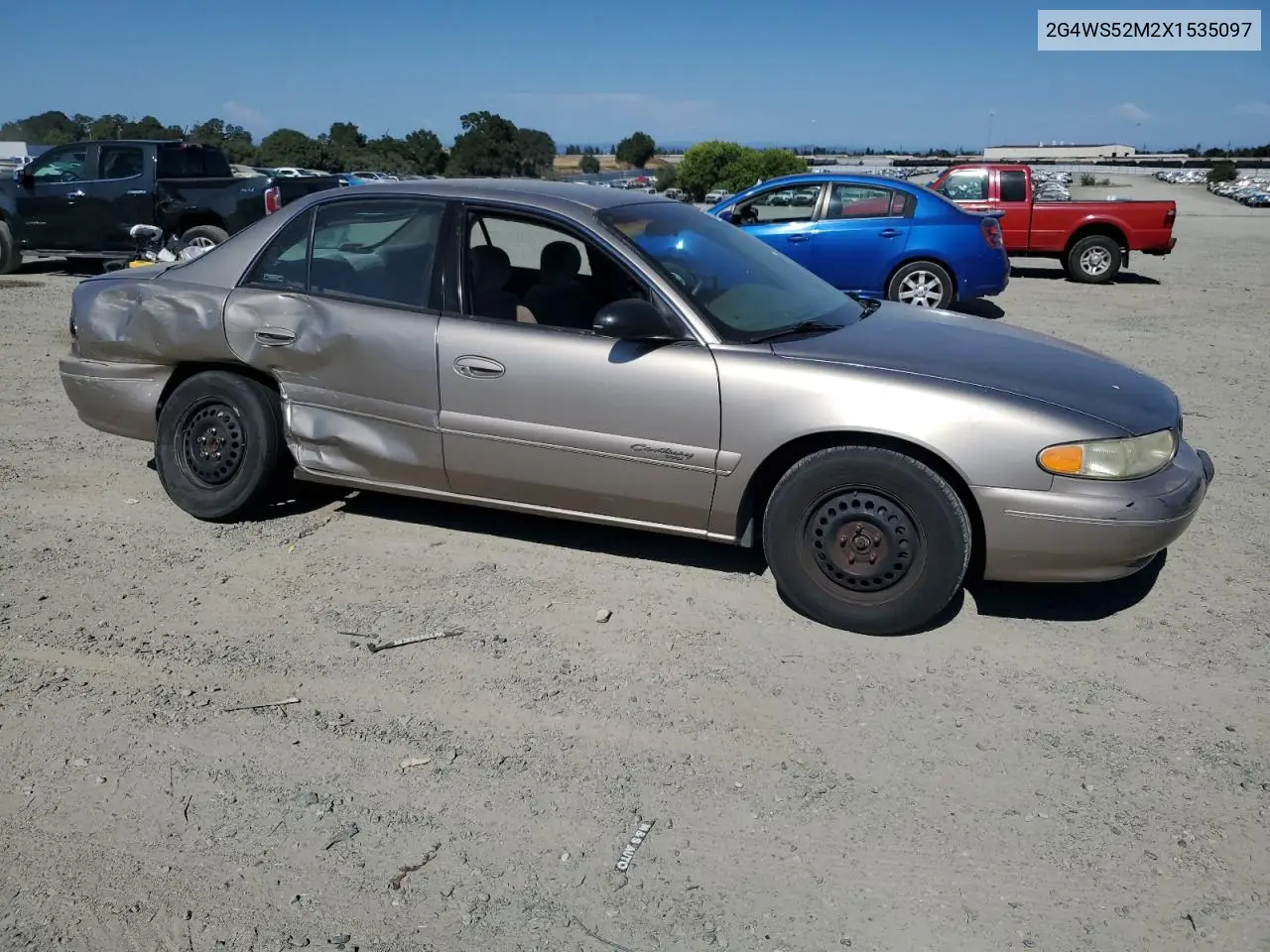 1999 Buick Century Custom VIN: 2G4WS52M2X1535097 Lot: 62902835