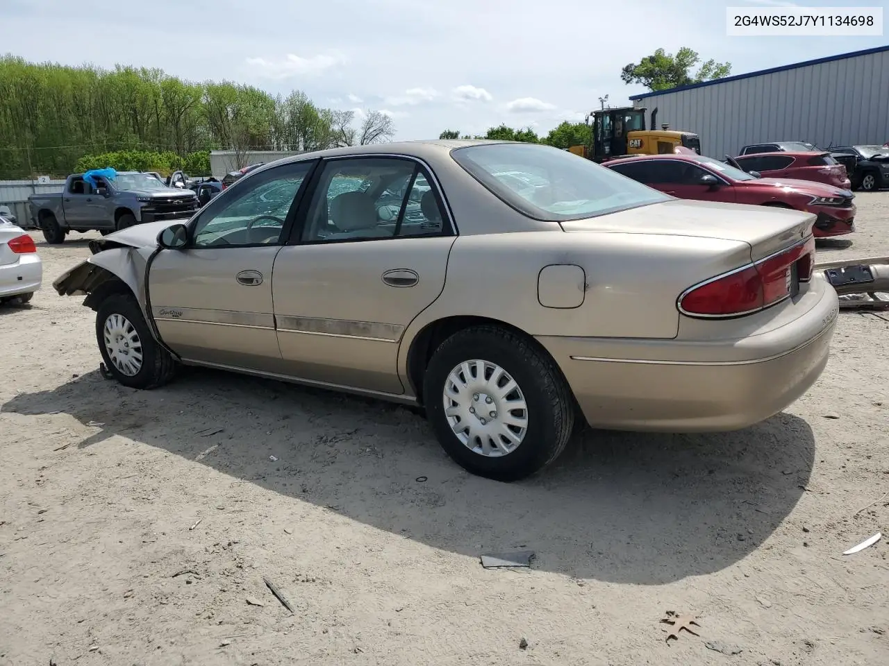 2000 Buick Century Custom VIN: 2G4WS52J7Y1134698 Lot: 52743795