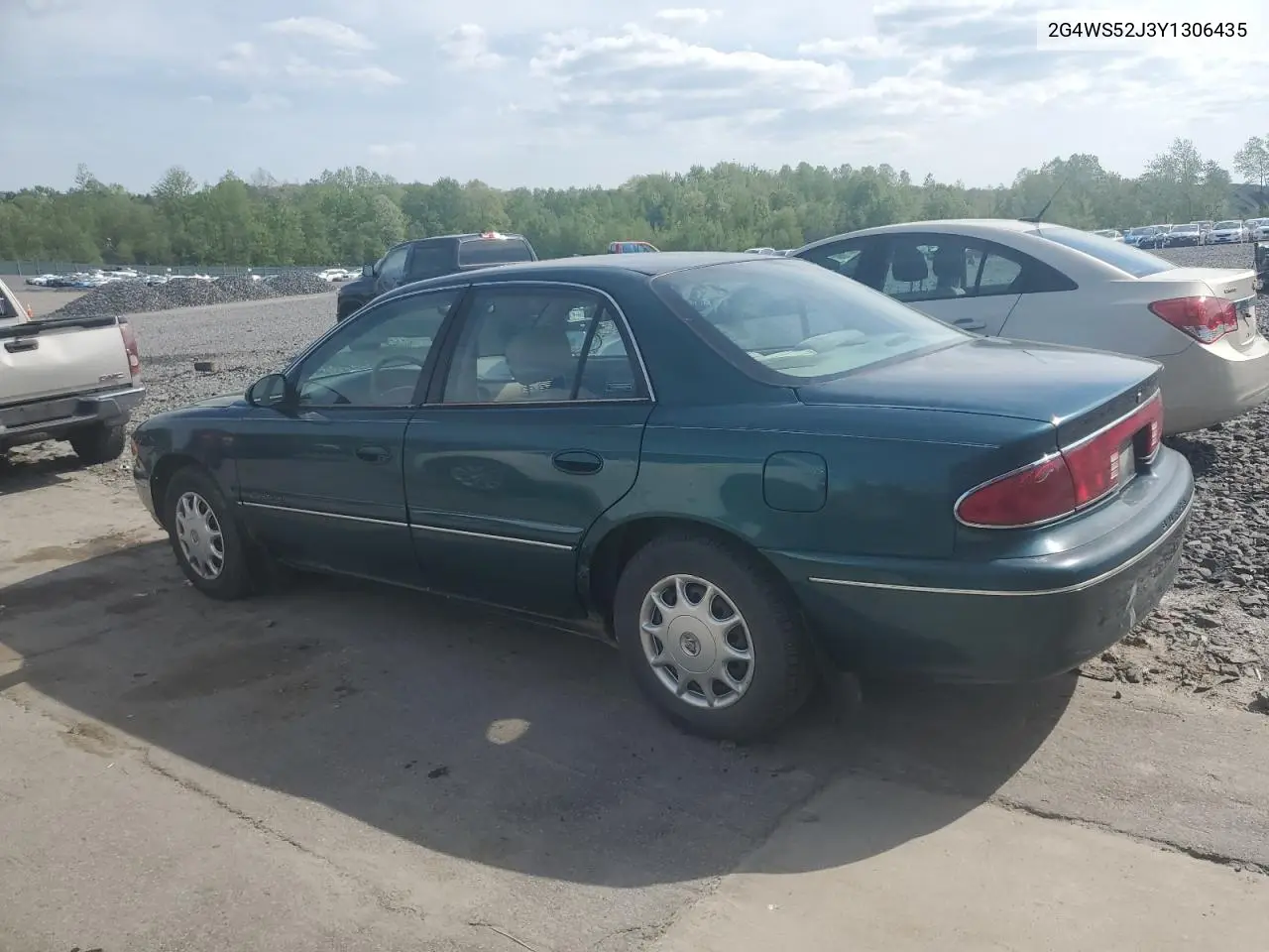 2000 Buick Century Custom VIN: 2G4WS52J3Y1306435 Lot: 56346055