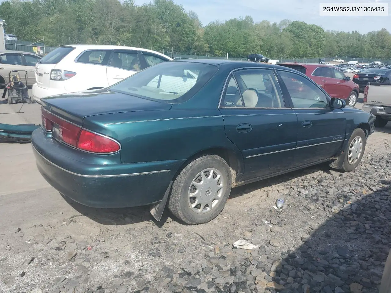 2000 Buick Century Custom VIN: 2G4WS52J3Y1306435 Lot: 56346055