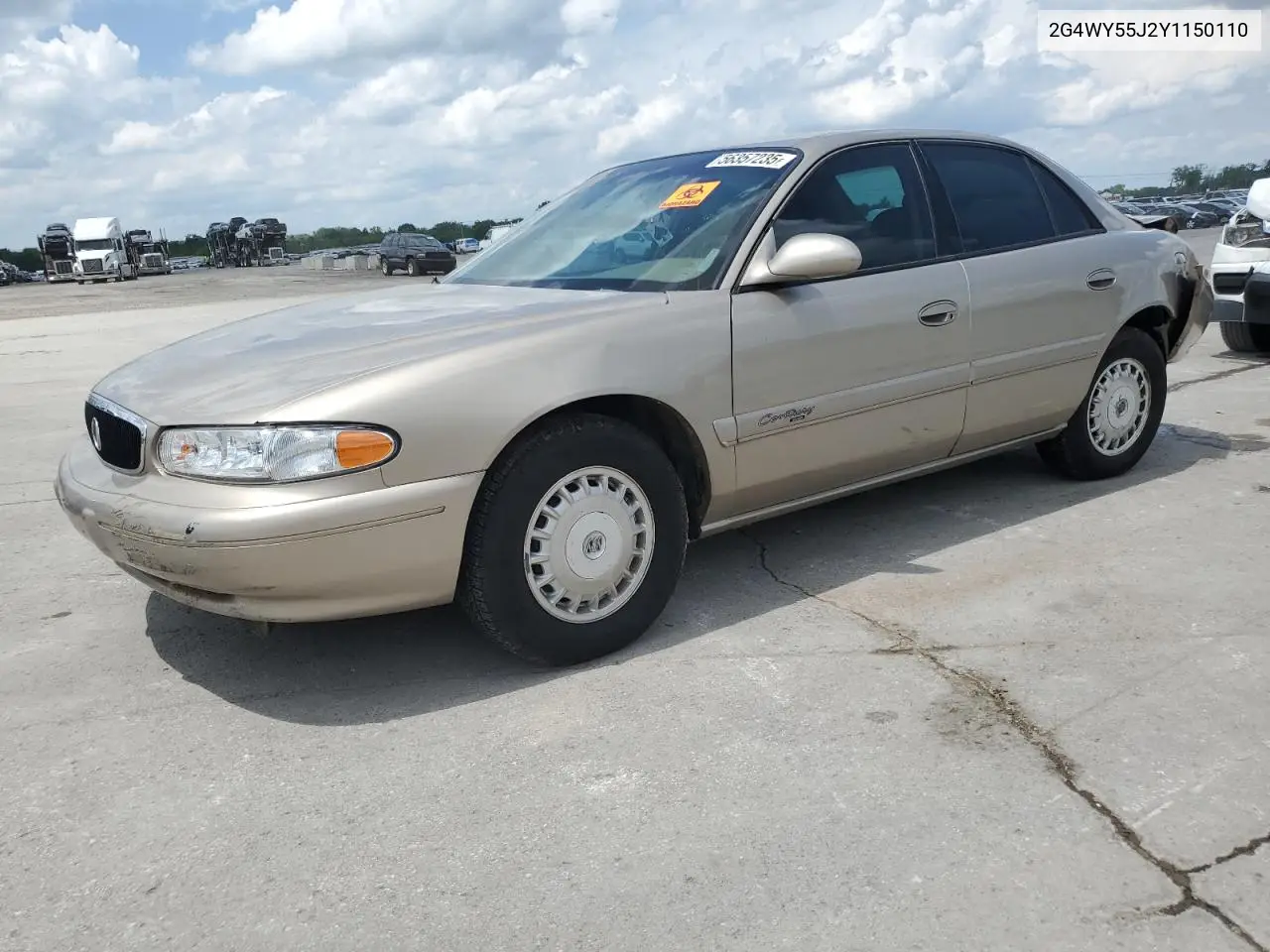 2000 Buick Century Limited VIN: 2G4WY55J2Y1150110 Lot: 56357235