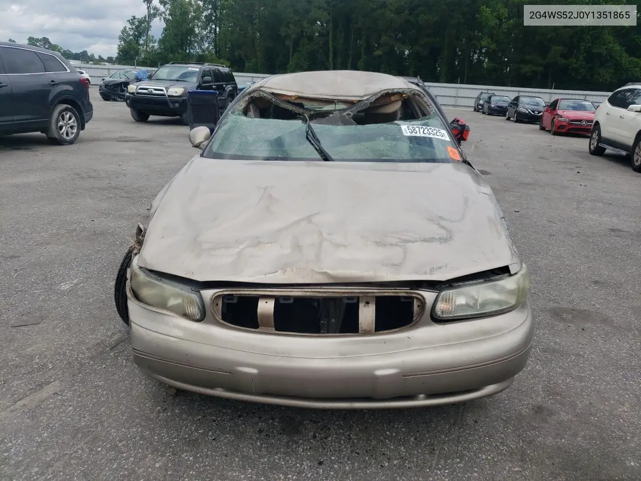 2000 Buick Century Custom VIN: 2G4WS52J0Y1351865 Lot: 58723325