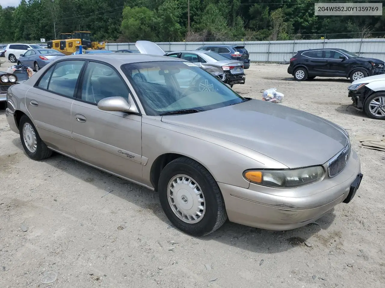 2000 Buick Century Custom VIN: 2G4WS52J0Y1359769 Lot: 60862305