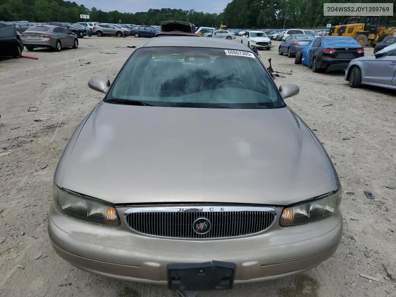2000 Buick Century Custom VIN: 2G4WS52J0Y1359769 Lot: 60862305