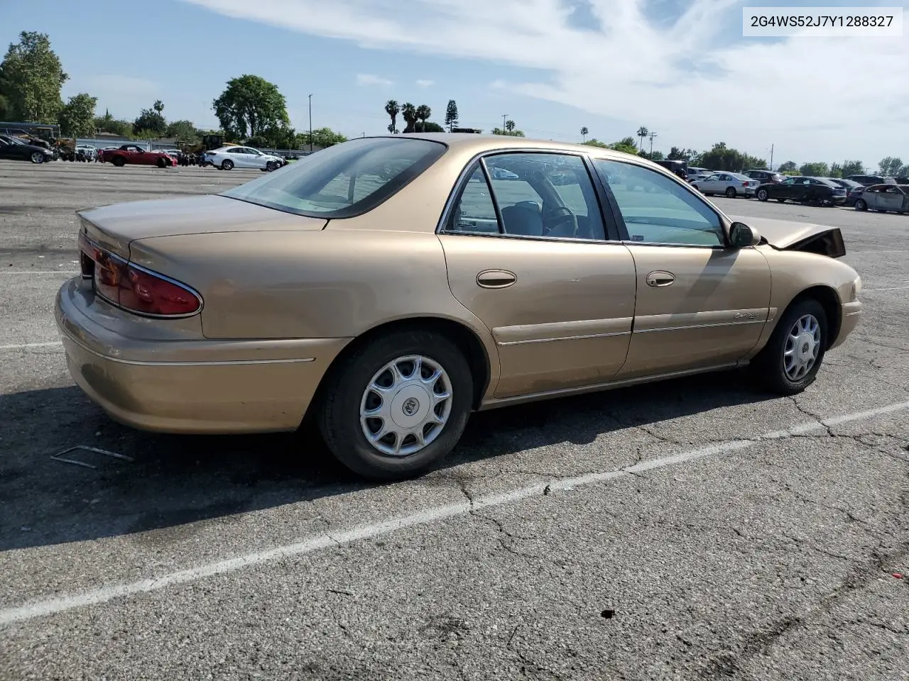 2000 Buick Century Custom VIN: 2G4WS52J7Y1288327 Lot: 61176725