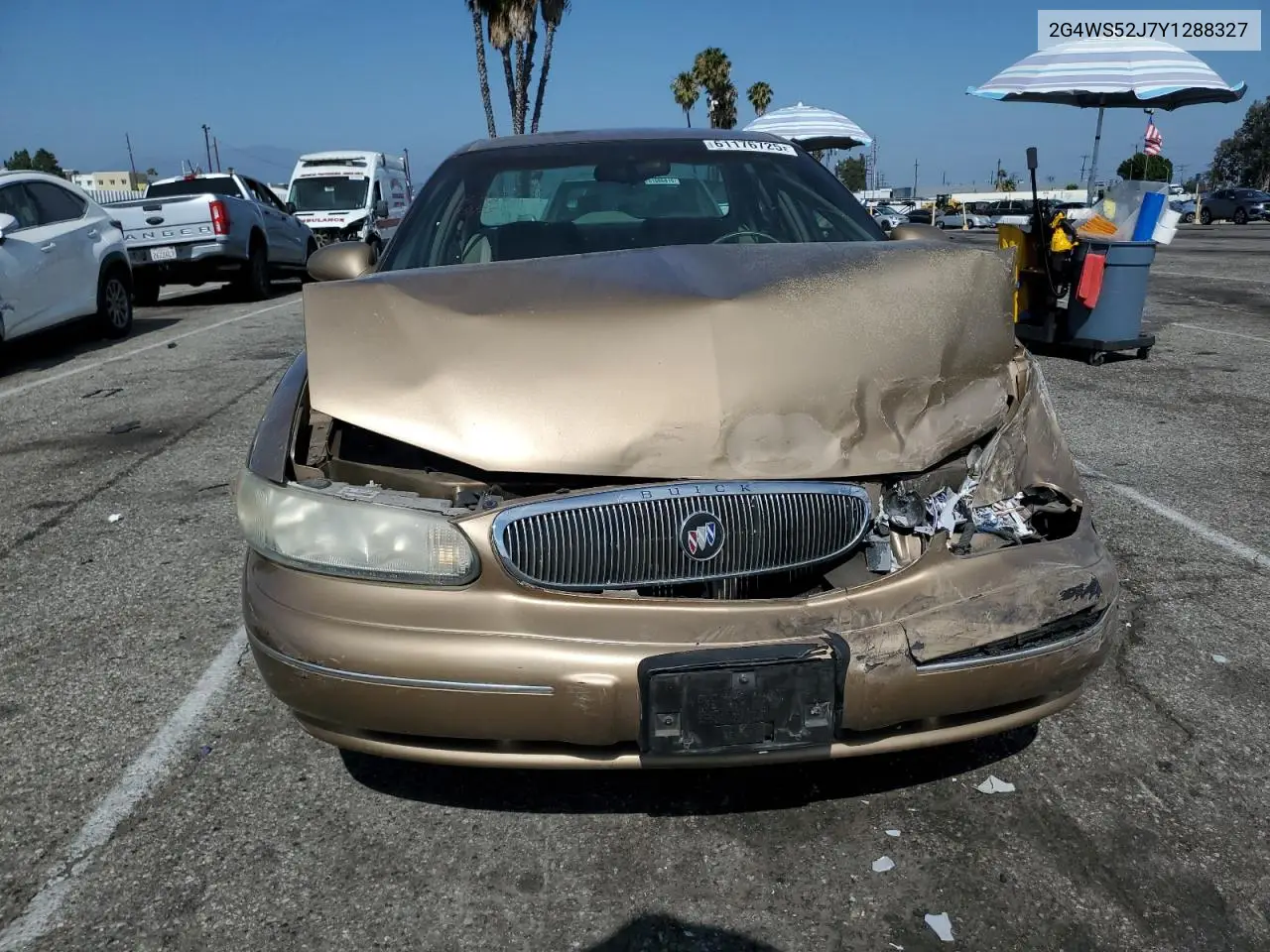 2000 Buick Century Custom VIN: 2G4WS52J7Y1288327 Lot: 61176725