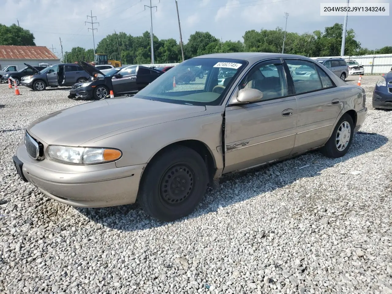 2000 Buick Century Custom VIN: 2G4WS52J9Y1343246 Lot: 62462745