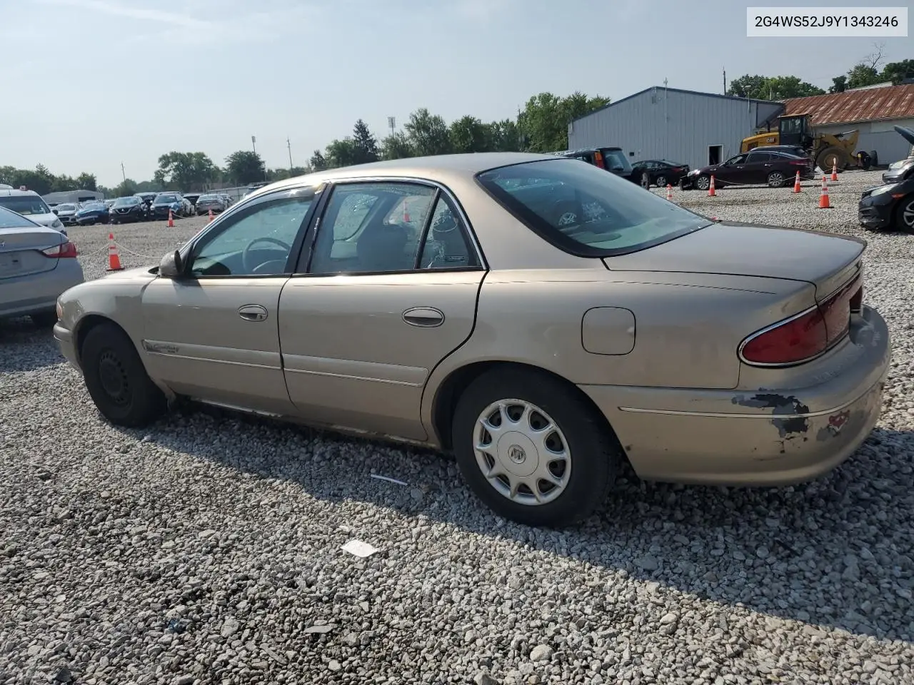 2000 Buick Century Custom VIN: 2G4WS52J9Y1343246 Lot: 62462745