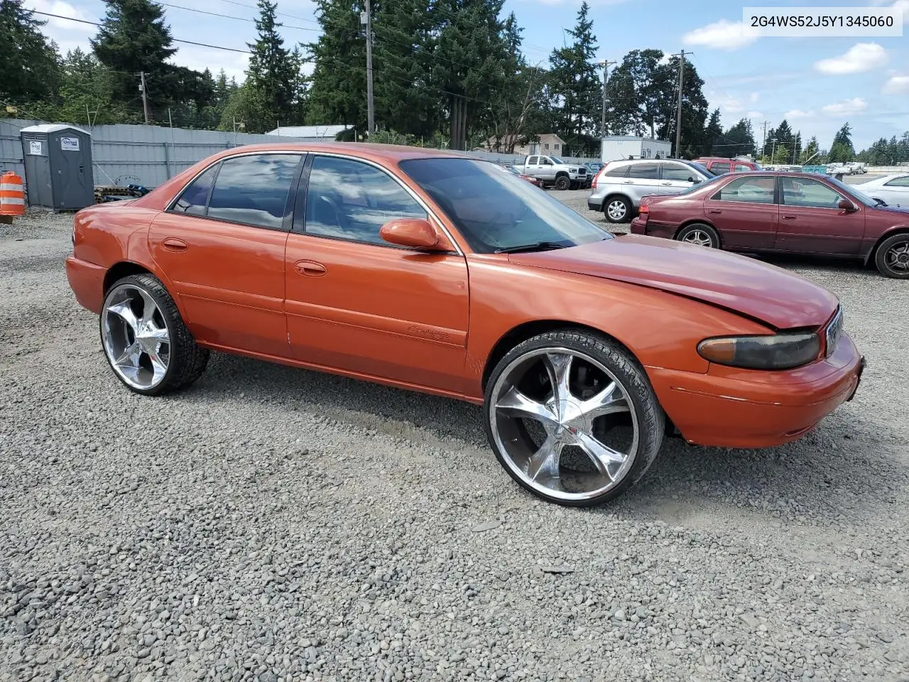 2000 Buick Century Custom VIN: 2G4WS52J5Y1345060 Lot: 64436695