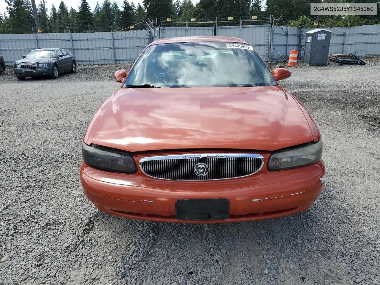2000 Buick Century Custom VIN: 2G4WS52J5Y1345060 Lot: 64436695