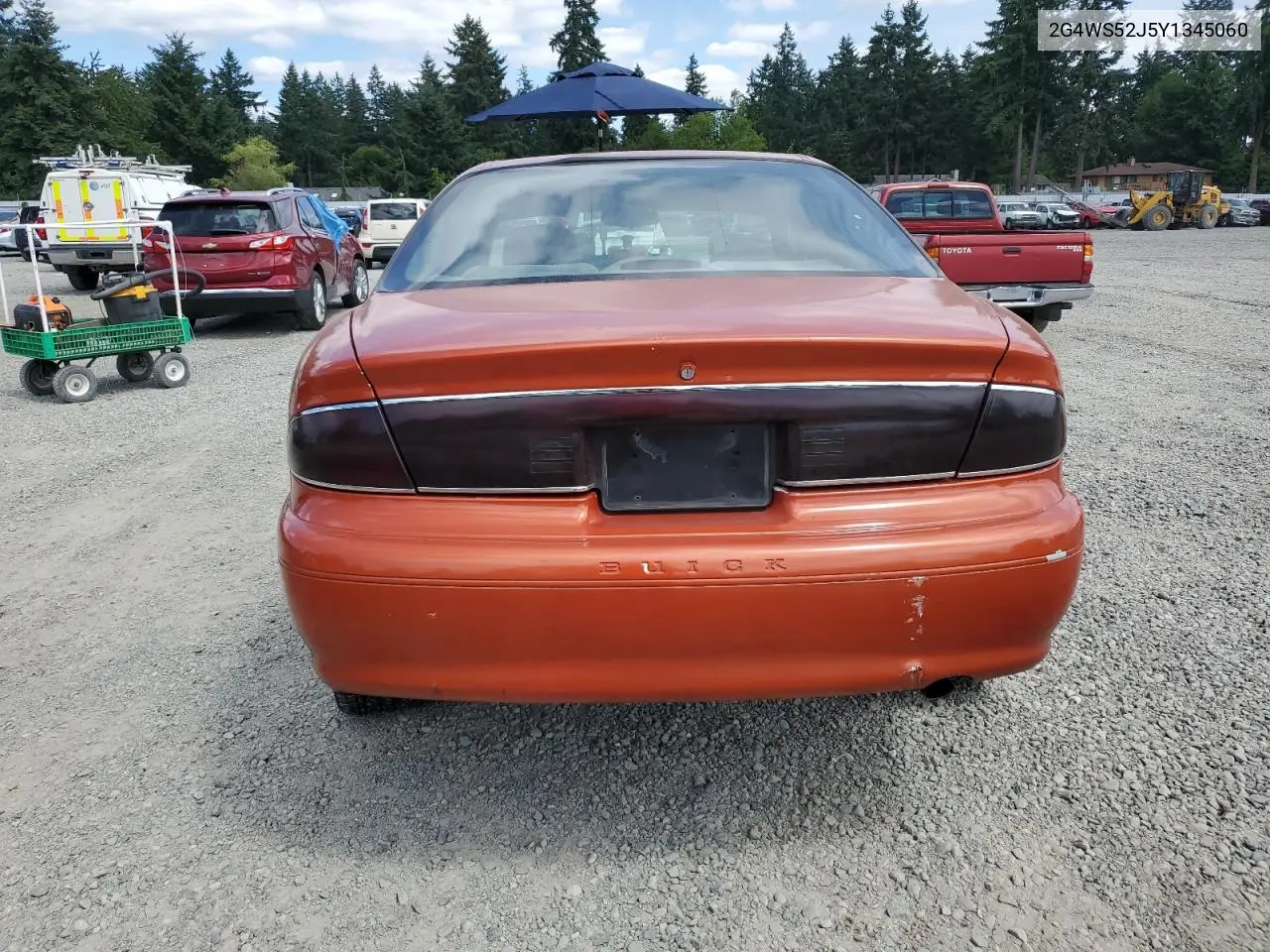 2000 Buick Century Custom VIN: 2G4WS52J5Y1345060 Lot: 64436695