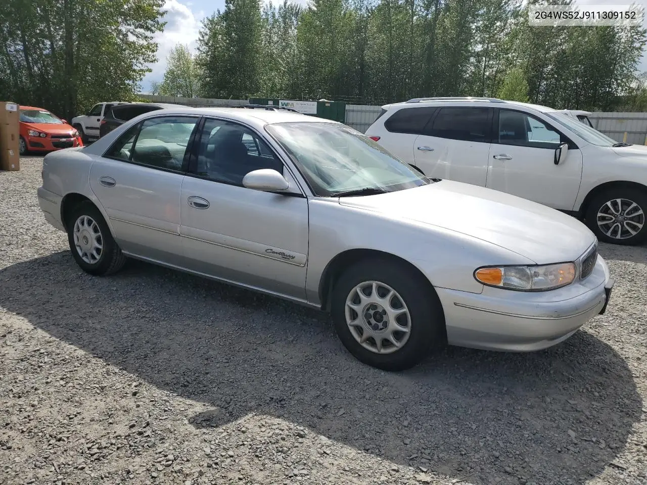 2001 Buick Century Custom VIN: 2G4WS52J911309152 Lot: 56115685