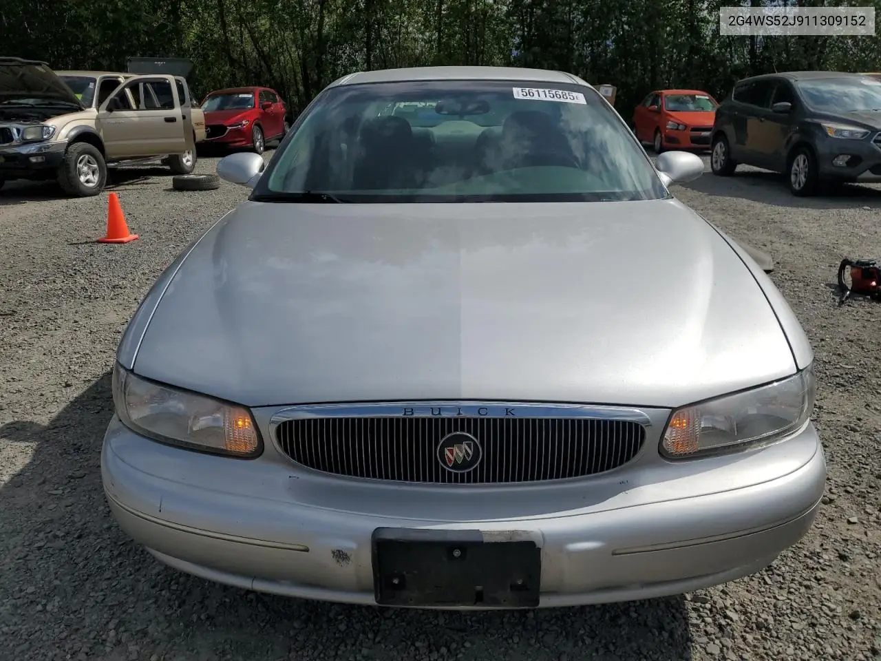 2001 Buick Century Custom VIN: 2G4WS52J911309152 Lot: 56115685