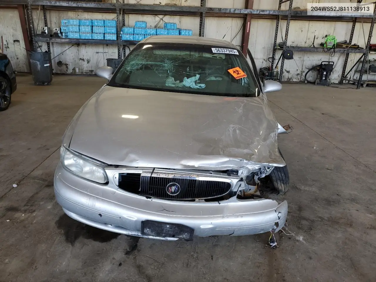 2001 Buick Century Custom VIN: 2G4WS52J811138913 Lot: 56337945