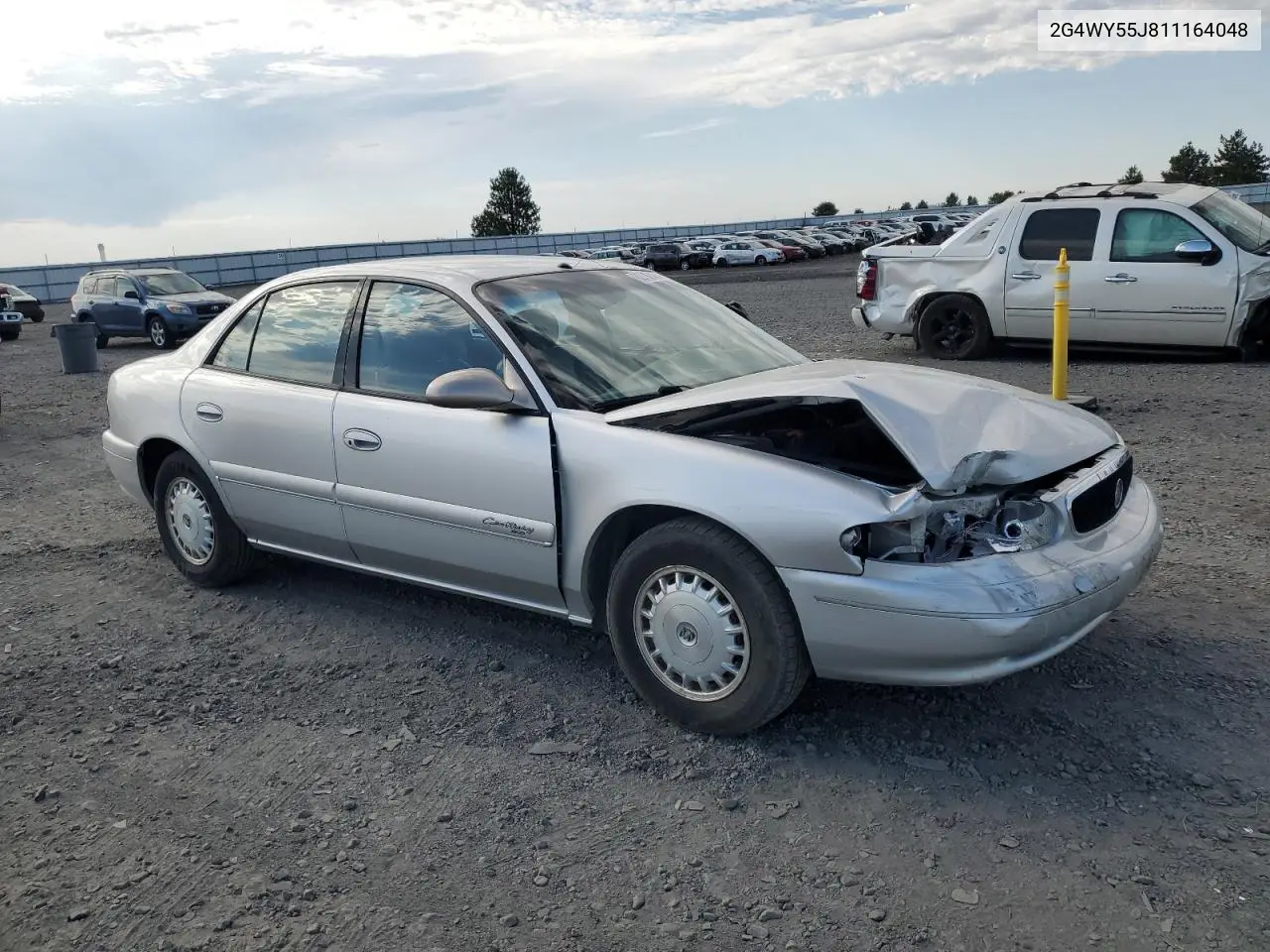2001 Buick Century Limited VIN: 2G4WY55J811164048 Lot: 62792435