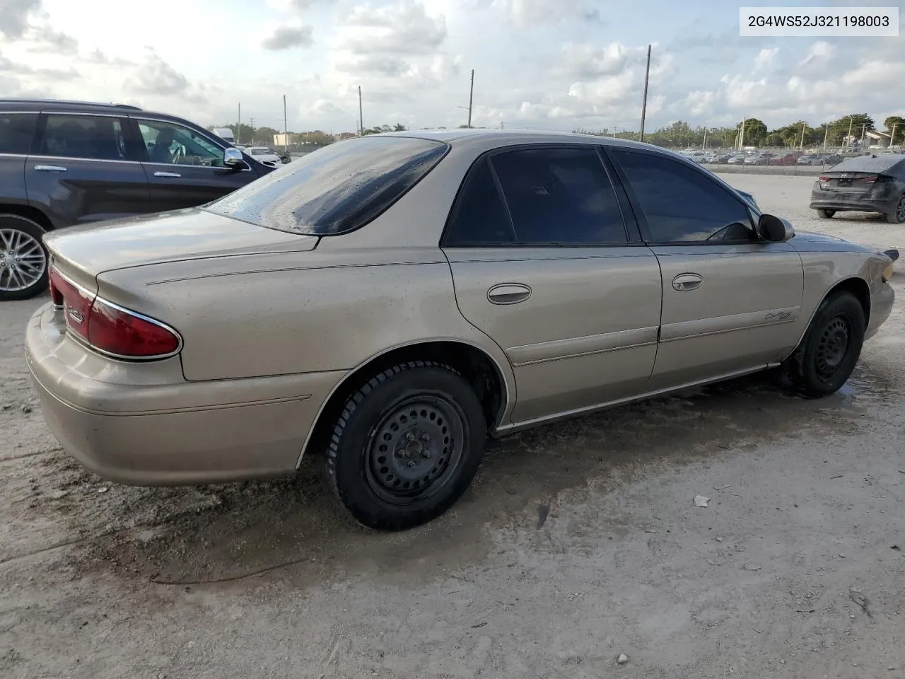 2002 Buick Century Custom VIN: 2G4WS52J321198003 Lot: 43327535